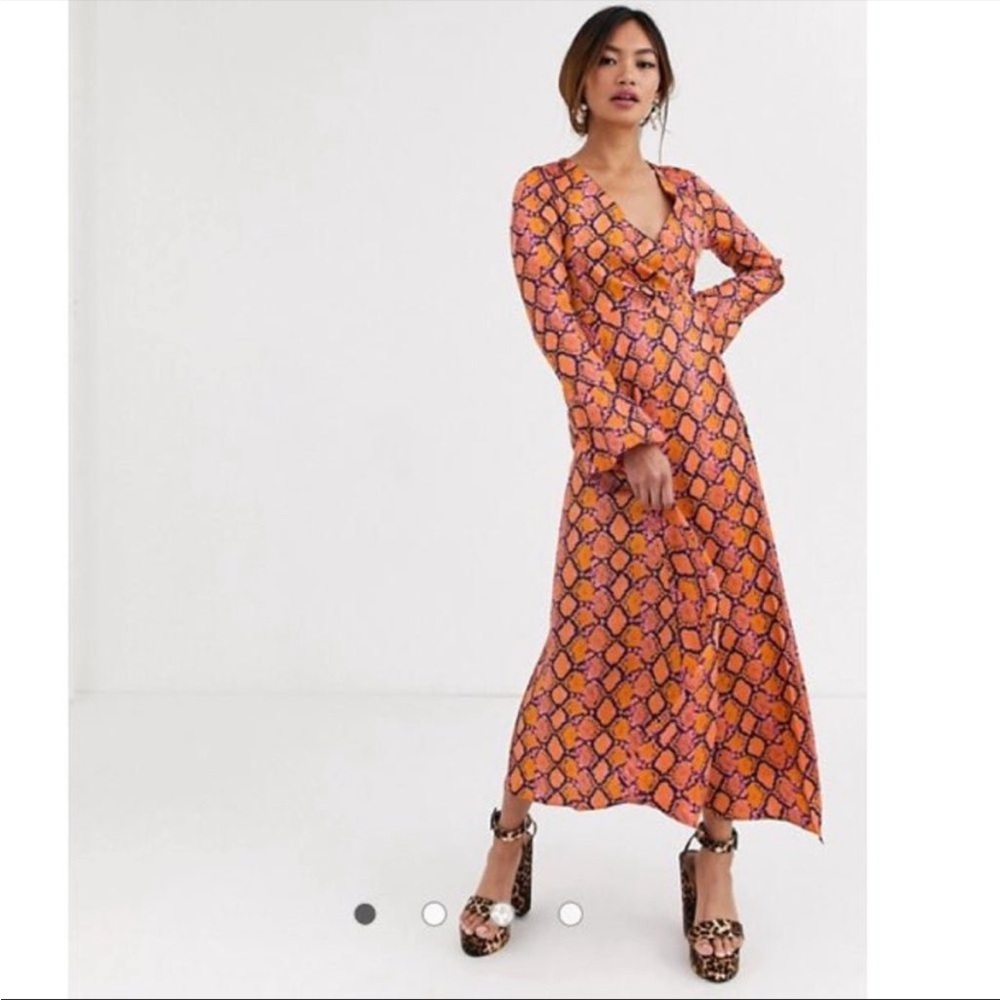 ASOS Long sleep Wrap Maxi